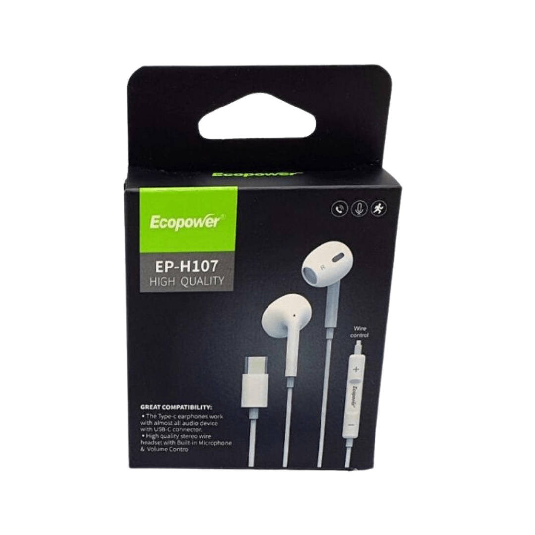 Auricular ECOPOWER TYPE-C EP- H107