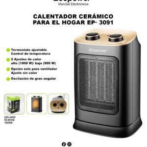 Calentador Cerámico Ecopower EP- 3091