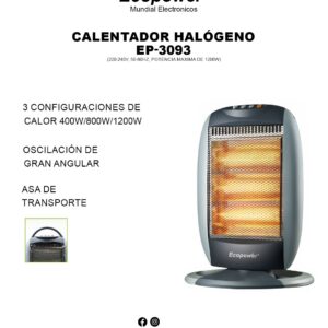 Calentador Halógeno EP - 3093