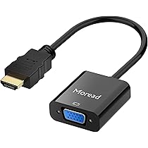 CABLE HDMI A VGA, CABLE UNIDIRECCIONAL HDMI (FUENTE) A VGA (PANTALLA) (MACHO A MACHO) COMPATIBLE CON COMPUTADORA, COMPUTADORA DE ESCRITORIO, LAPTOP, PC, MONITOR, PROYECTOR, HDTV