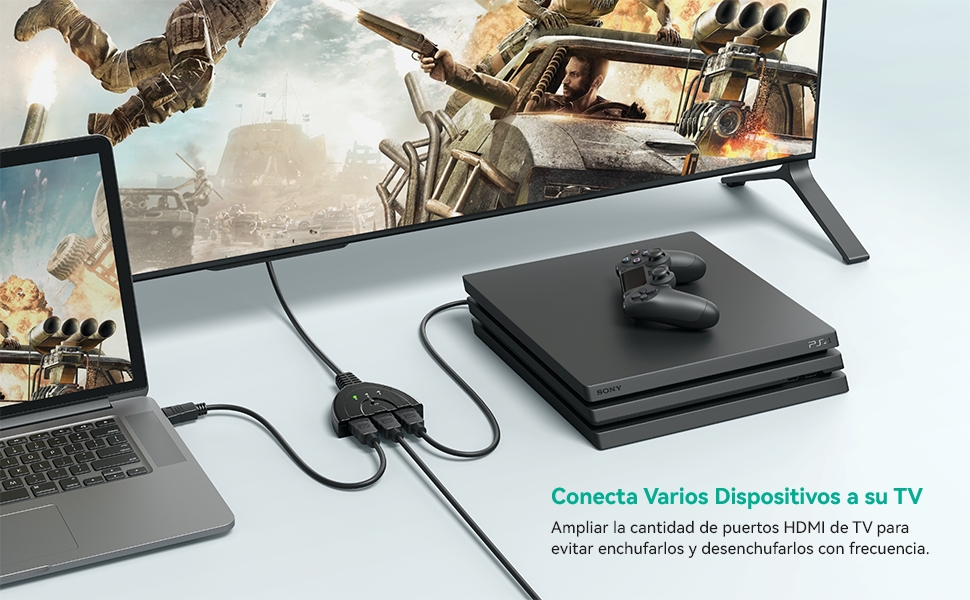 SWITCH HDMI REPETIDOR 3 CANALES - Imagen 2