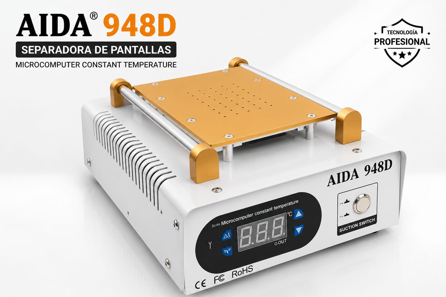 Separadora de Pantallas AIDA 948D – Control Digital 300W Profesional