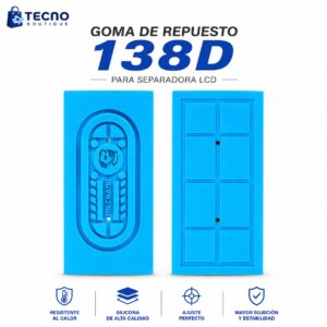 Goma de Repuesto para Plancha Separadora LCD 138D (Silicona de Vacío)