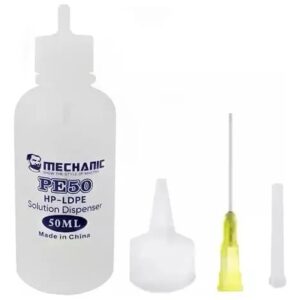 DISPENSADOR DE ALCOHOL CON AGUJA 50ML PARA REPARACIÓN ELECTRÓNICA