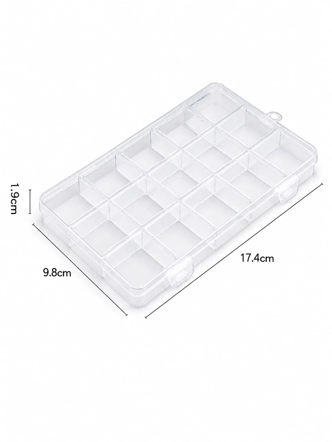 BOX ORGANIZADOR DE TORNILLOS Y/O FICHAS DE CARGA – 15 COMPARTIMENTOS
