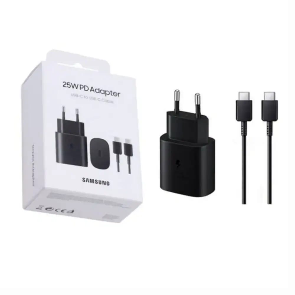 Cargador Samsung Original 25W con Cable USB-C - Carga Súper Rápida - Imagen 2
