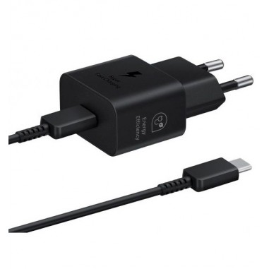 Cargador Samsung Original 25W con Cable USB-C - Carga Súper Rápida