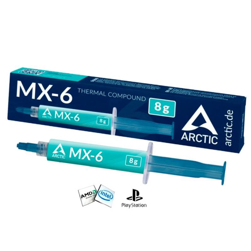 Pasta Térmica ARCTIC MX-6 para PC, Notebook, CPU y Consolas