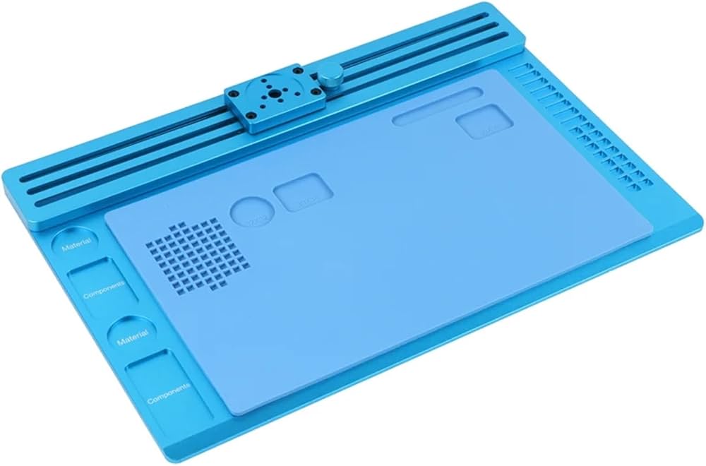 MANTA / BASE PARA MICROSCOPIO ALUMINIO RELIFE RL-004T AZUL