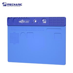 Manta / Base para Microscopio de Aluminio Azul Mediana para Servicio Técnico