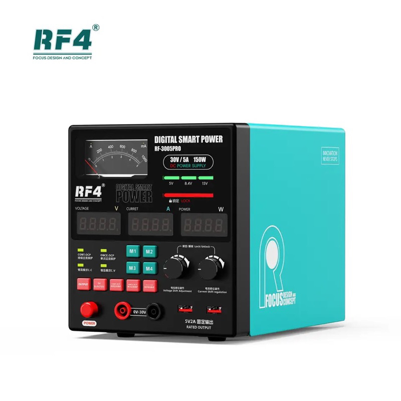 Fuente de Poder Relife RF-3005D CC Ajustable para Reparación de Celulares