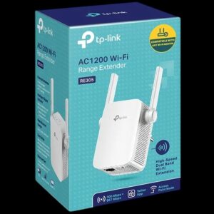 Extensor de señal Wi-Fi TP-Link RE305 AC1200, repetidor Wi-Fi doble banda 2.4 GHz y 5 GHz